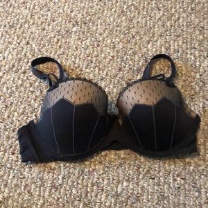Adore Me Black and Tan Bra, Size 38C